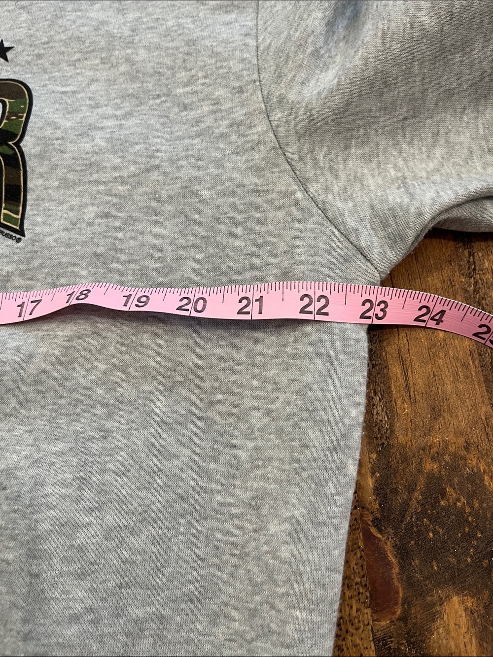 “Be The Warrior God Called You To Be” Heathered Grey Graphic Hoodie - Picture 5 of 9